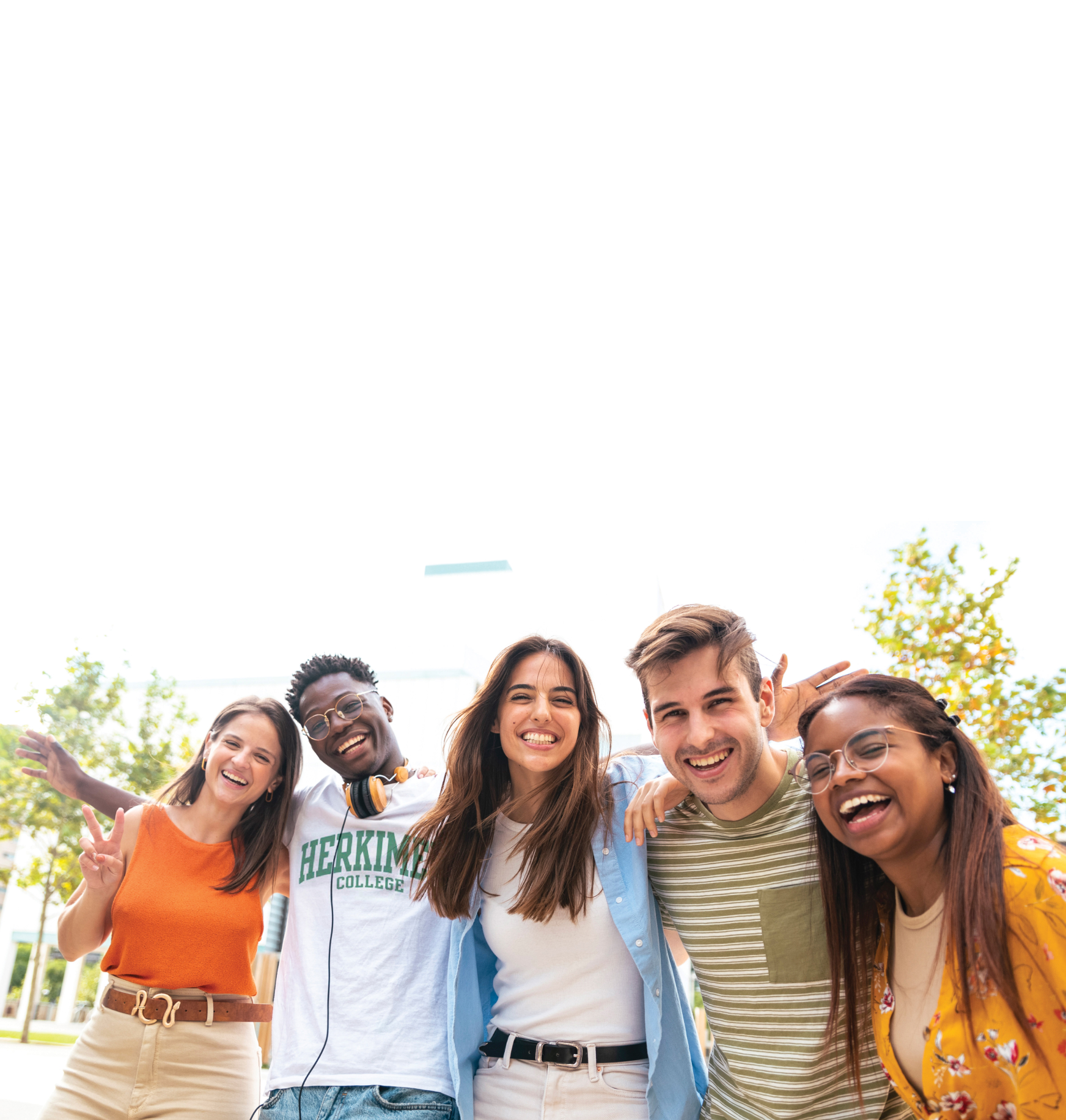 Herkimer College Students On Campus Mobile Version